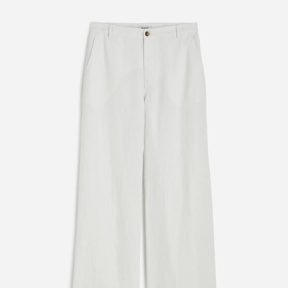 NWT Madewell Zoe Wide Leg Linen Pant - Picture 1 of 3